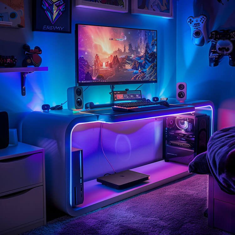 Gaming corner area