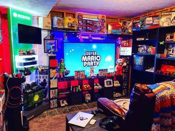 Arcade Retro Gaming Room