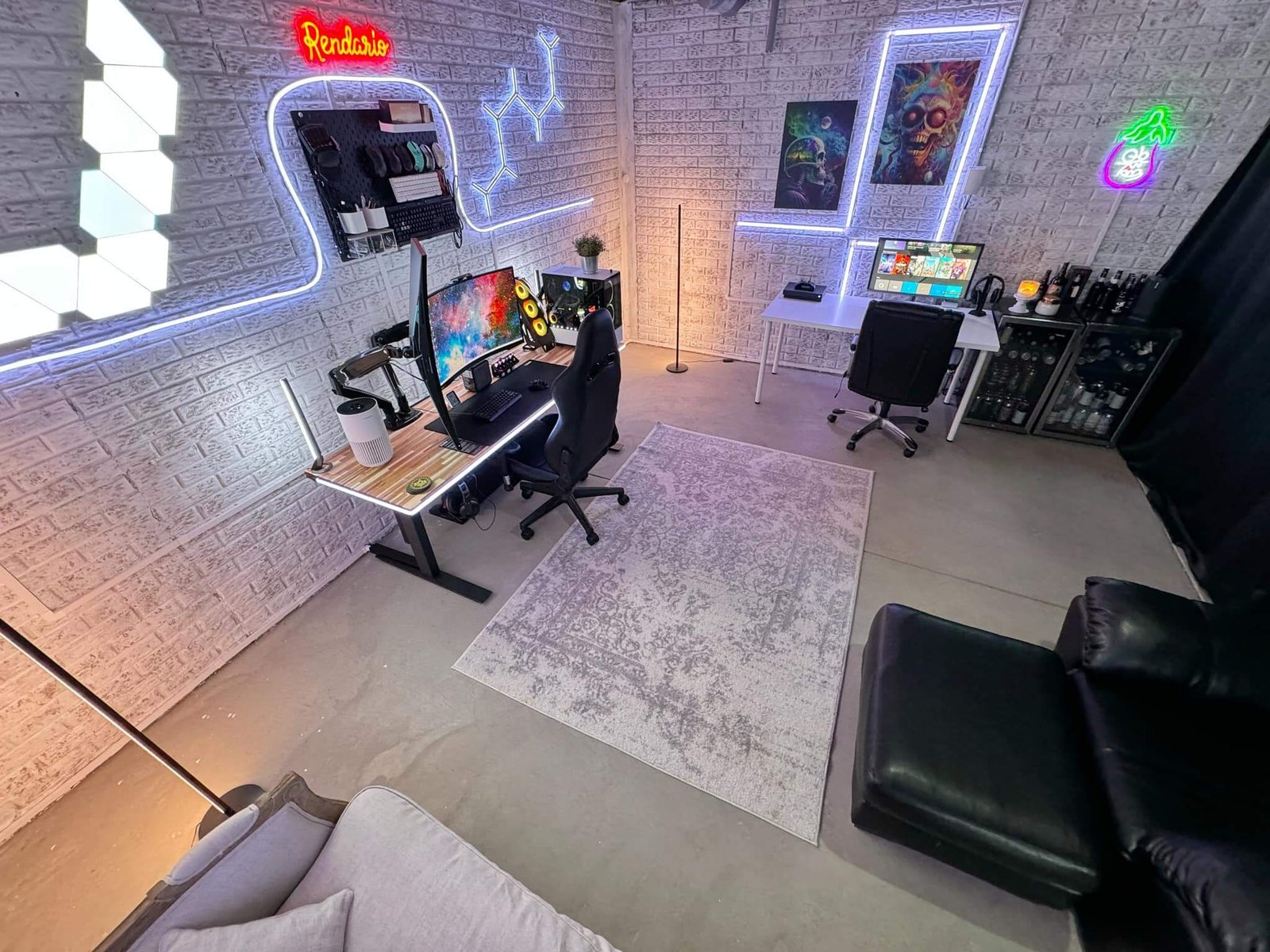 gaming room setup by Jay John