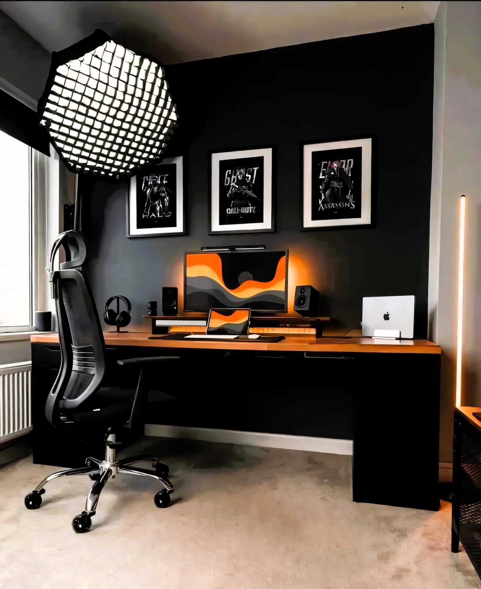 Creative Gaming Setup Ideas To Elevate Your 2026 Gaming Experience Dark Zone Game 1600x1959 